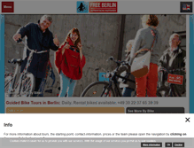 Tablet Screenshot of fahrradtouren-berlin.com